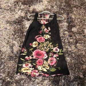 Reversible floral summer dress